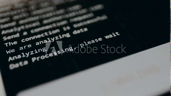 Command line interface system process, recovering the password, cybersecurity concept