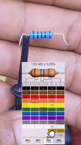 4.6K views · 3.2K reactions | Los códigos de color de resistencia son marrón, negro, negro, negro y marrón. #resistor #resistencia #resistance #color #code #trend #electronic #components | Andi Distorsing | Facebook