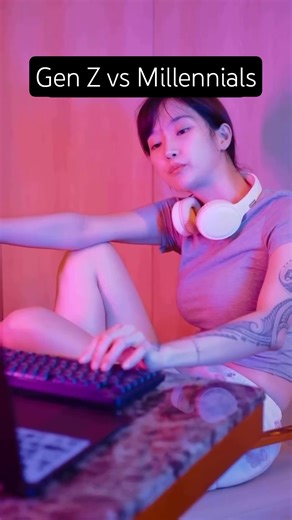 Gen Z vs Millennial: Computer Skills Gone Wrong 😂 #GenZ #Millennials #ComedyShort #Relatable