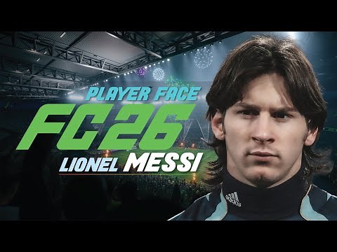 EA FC 26 | How to create young Lionel Messi in Career Mode? Face Tutorial