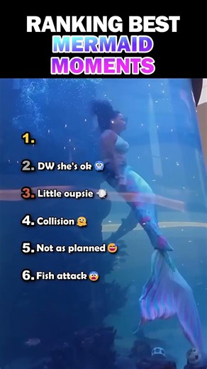 Clipto AI video downloader Ranking Best Mermaid Moments🧜 ♀️