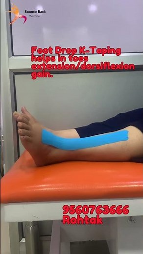 K-Taping for Foot drop.
