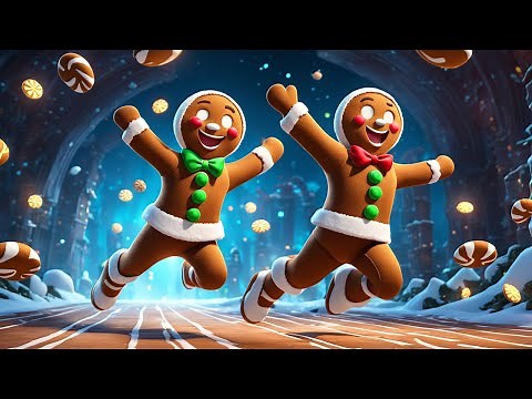 Gingerbread Man Rhyme Song | Fun Nursery Rhyme with Lyrics for Kids | Educational Kids Songs