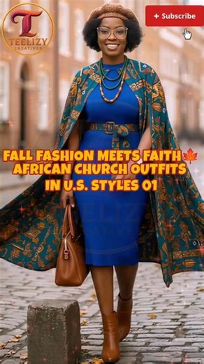 FALL FASHION MEETS FAITH🍁AFRICAN CHURCH OUTFITS IN U.S STYLE|MOTIVATION PRAYER✨ #shorts #fallfashion
