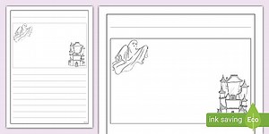 Haunted House Writing Frame KS2