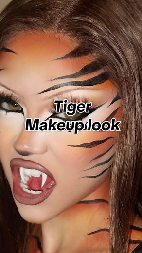 Tiger Makeup Tutorial for Halloween | Step-by-Step Guide
