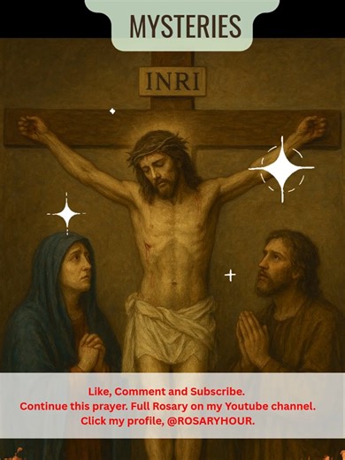 Rosary Today - Sorrowful Mysteries - Virtual Rosary - The Crucifixion 📖 Rosary I 30 Minutes of Devotion | Tuesdays and Fridays| Sorrowful Mysteries of the Holy Rosary 🙏 Spend a peaceful 30 minutes in prayer and reflection with the Sorrowful Mysteries of the Holy Rosary. On this day, let us meditate on the Passion and suffering of Jesus Christ — a journey of love, sacrifice, and redemption. Pray along, find peace, and deepen your faith through this guided devotion. 💖 Mysteries Covered: 1️⃣ The