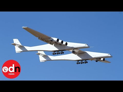 The 'world's largest plane' jets off for the first time