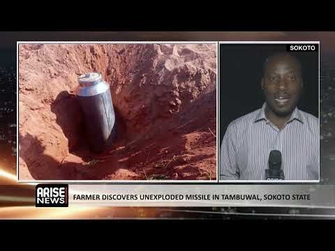 Farmer Discovers Unexploded Missile in Tambuwal, Sokoto State