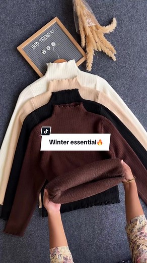 Winter Warm Inside Fur Knitted T-neck Available available!! Dm us for orders 📍 Location:- Radhe Radhe Bhaktapur (Google Maps :- Into Trend warehouse) Follow Pinned Location Video For Detail Location Opening Hours:- (Call and Confirm Before Visiting) Call/WhatsApp: 977 980-3136099; 9802349600 Note :- There may be Slight Difference in colors due to different lighting and displays !! Delivery all over Nepal!!🇳🇵 Delivery all over World 🌎 #intotrend #intotrend2020 #intotrendstore #deliveryallover