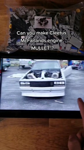 Who else has followed this Legend since turbo whistles in his corvettes exhaust😎🐌🐌 #manlyminiatures #legoengine #cleetus #elcamino #bigblock #precisionturbo #stevemorris #freedom #dothedew #twinturbo #freedomfactory #hellyeahbrother #bigblockchevy #cleetusmcfarland