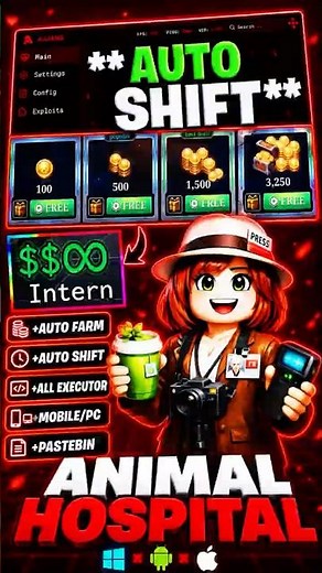 Animal Hospital: Infinite Sanity & Auto Visitors (NO KEY)