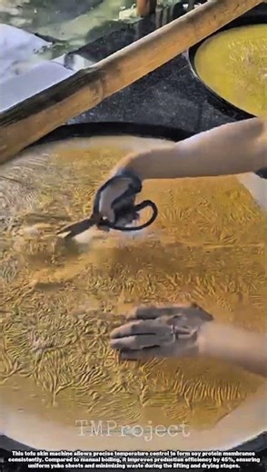 Tofu Skin without Machine Tools for Soy Milk Layer Formation Process