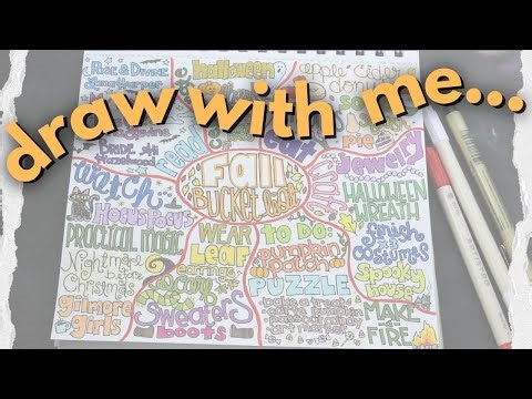 draw with me 🍂 Fall Bucket List