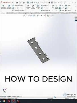 Solidworks tutorial | Design of Hinge in Solidworks #3dtutorial #caddesign #solidworks #diy