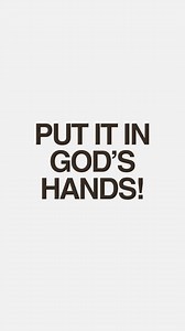 It's time to take it out of your hands and put it in God's hands. Full Sermon: The Hand Of God - Jerry Savelle #powerofGod #Godshand #Godsprovision #GoodGod #ChristianContent #ChristianInspo #ChristianQuote #FaithJourney | Jerry Savelle Ministries International