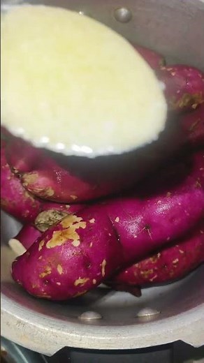 How to boil sweet potatoes 🍠🤤
