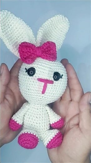 Amigurumi bunny step-by-step. Perfect for beginners 💖 #amigurumi #crochet #tutorial #bunny