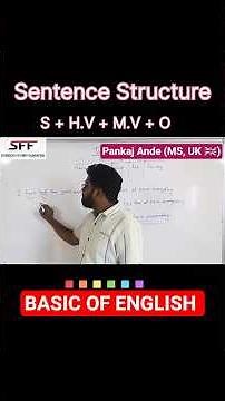Basics of English - Structure of Sentence