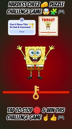 Hardest Cheese 🧀 Puzzle Challenge Game 🤯🧩🎮#puzzlegame #challenge #shorts