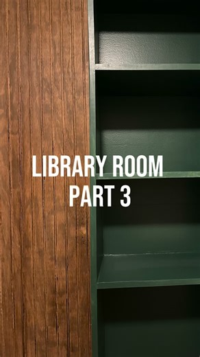 Lauren | DIY | Furniture Restoration on Instagram: "Library room part 3! #library #diy #vintagestyle #darkacademia #kidsroom"