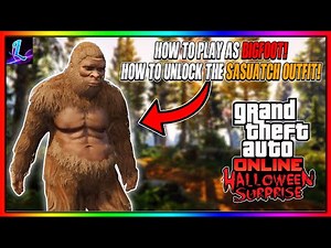 GTA 5 Online How to Play As Bigfoot And Unlock NEW Sasquatch Outfit! (Bigfoot Outfit)