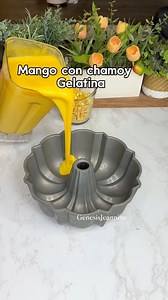 1.7M views · 82K reactions | Mango con chamoy en gelatina 省 - - - - #gelatina #gelatinademango #mango #chamoy #dessert #jelly #jello #postres #viralreels | Genesis Gutierrez | Facebook