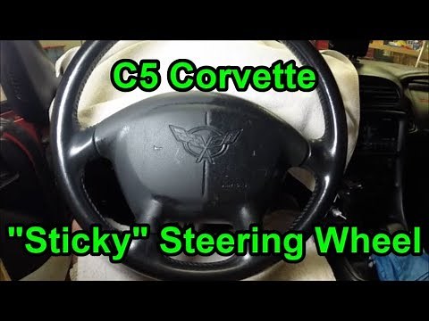 C5 Corvette - "Sticky" Steering Wheel Solved!