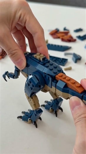 LEGO Spinosaurus Build in 20 Seconds 🧱🔥 #lego #satisfying #timelapse