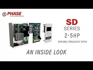 Anatomy of a Phase Technologies, SD Series, phase-converting VFD.