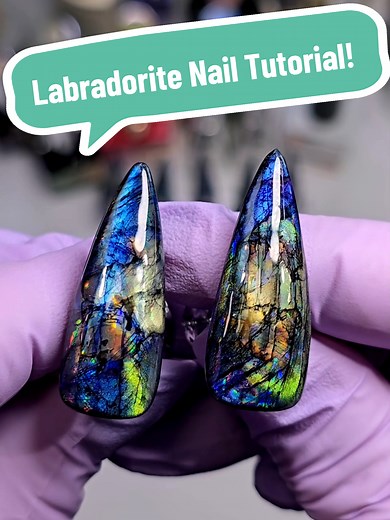 Labradorite Nail Tutorial: Create Stunning Gemstone Nails