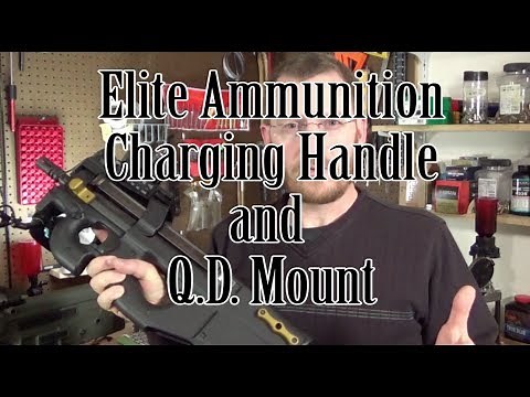 PS90 Elite Ammunition Charging handle and QD Sling Attachment