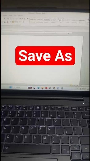 Quickly Open ‘Save As’ in MS Word with One Shortcut #MSWordShortcuts #SaveAsShortcut #KeyboardHacks