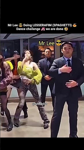 Mr Lee 😎 dance challenge with Lesserafim #viral #jk #jimin #jin #jhope #suga #suga #bts