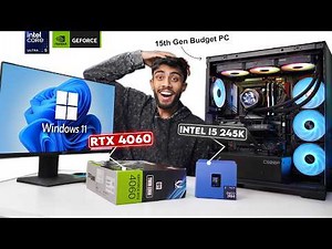 Best Budget Intel 15th GEN PC Build! 🔥Core Ultra 245K With RTX - Gaming & Editing Live 🤩