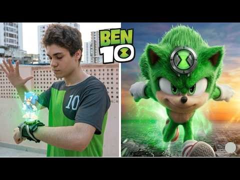 Ben 10 Transforms into Sonic The Hedgehog | 4K Short Film
