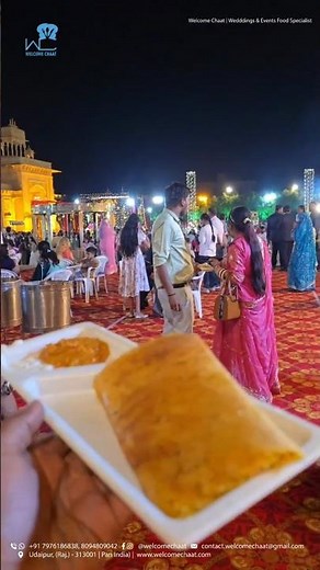 We Make 20+ Crisp Dosa's Live! | Indian Wedding | Live Food Counter