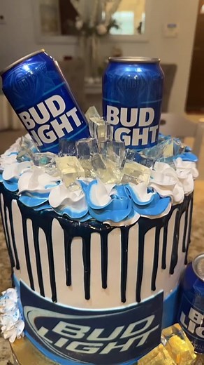 Creative Bud Light Beer Birthday Cake Ideas