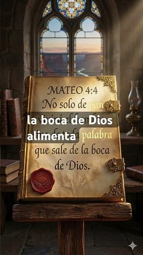 Mateo 4:4 | La Palabra de Dios es tu alimento ✨