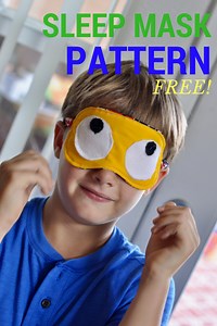 How to make an emoji sleep mask. Free pattern!  — Pin Cut Sew Studio