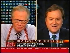 CNN Larry King: Death of Ronald Reagan. June 10, 2004