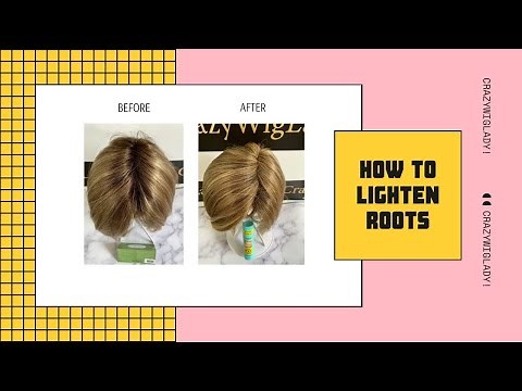How to LIGHTEN ROOTS ON A WIG | Estetica SKY RH1488RT8 | Step by Step Instructions