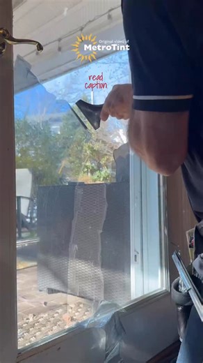 I tinted these windows 26 years ago and it still looked pretty good. The doors got scratched up by the dog, so we removed and replaced the window film in this house. Upgraded to Panorama Hilite 40 from Stainless Steel 35 CDA adhesive on the old film…I have a trick on the removal and the reinstall 💯 **How do you deal with the old chemical bonding adhesives?? ** Let’s tint some windows 🤙🏼 Follow us for more tips and tricks on window tint ✅ wee.metrotintstl.com #metrotintllc #windowtint #windowt