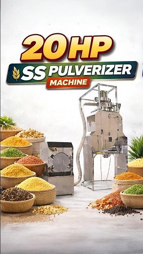 Samruddhi 20HP SS Double Chamber Pulverizer Machine | Full Details & Working
