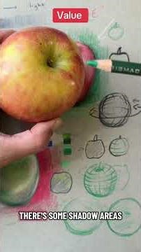 Value in drawing explained - how to actually evaluate darks and lights on an object #howtodraw