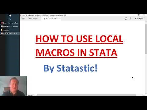 Stata Basics #7: How to Use Local Macros in Stata (using COVID-19 data)