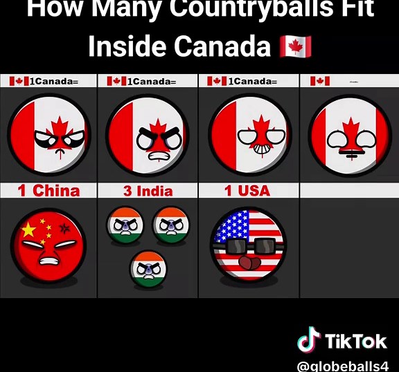 How Many Countryballs Fit Inside Canada? 🇨🇦