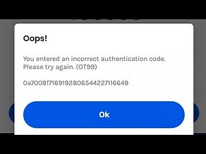 GCash please try again | code authentication (OT99) | error fixed #gcash #reset #ot99
