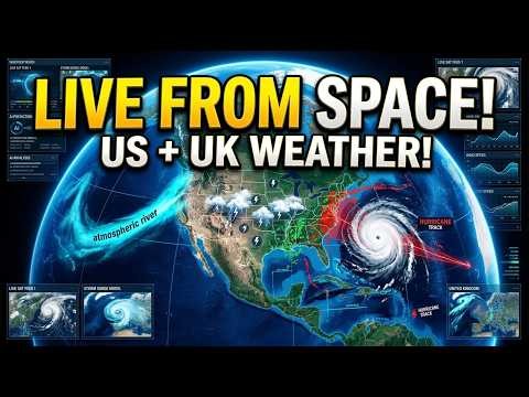 Extreme Weather From Space： Live Satellite Insights for US & UK