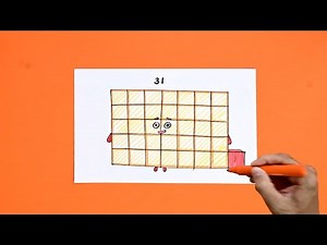 How to draw Numberblock 31